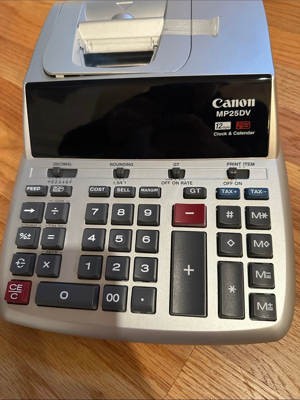 Canon MP25DV Silver and Black Calculator